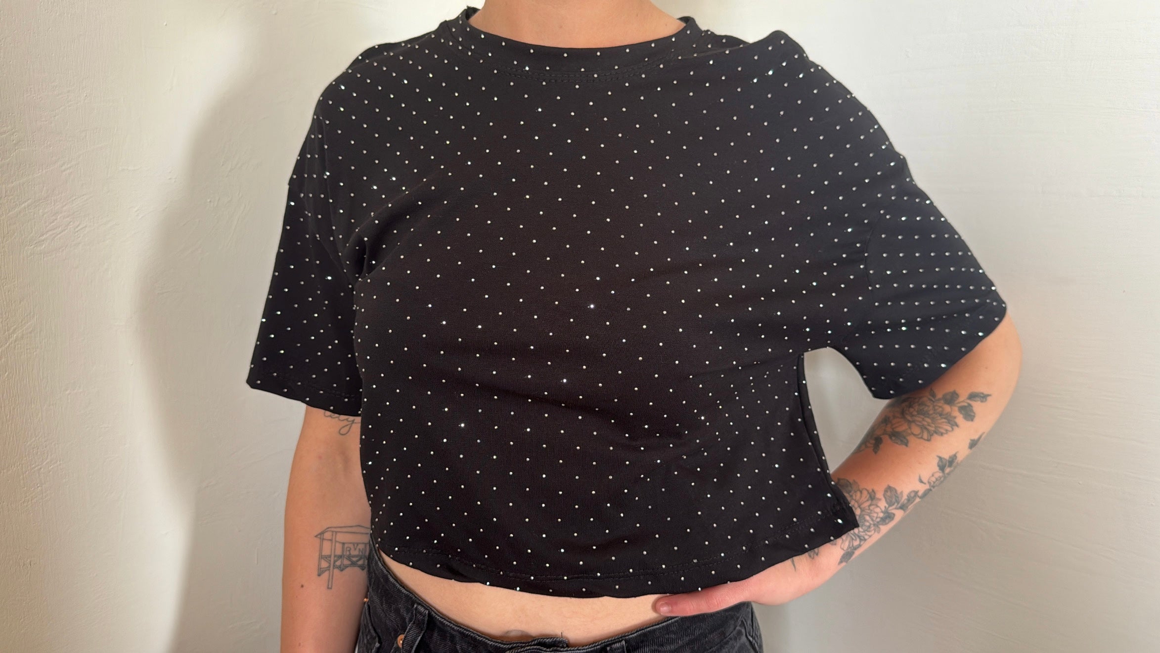 Maglia brillantinata