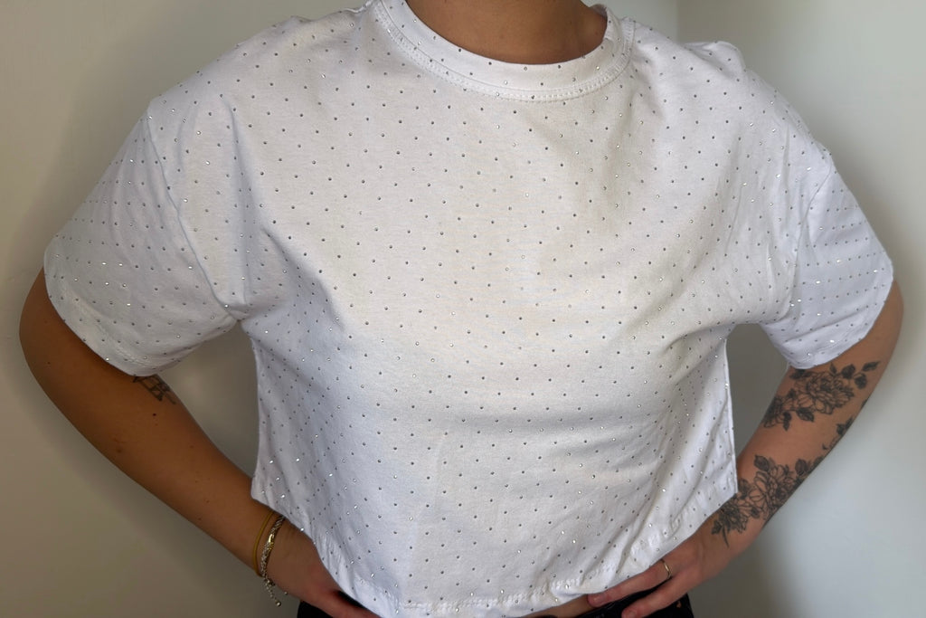 Maglia brillantinata